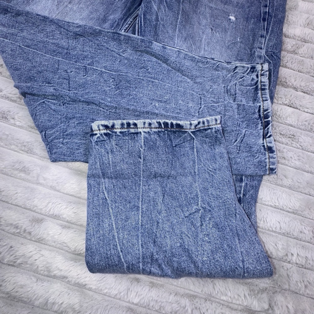 We The  Free‎ People Sz 30 Dakota Straight Wide Leg Ankle Jeans High Rise 30x27 - Picture 13 of 13